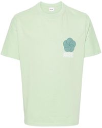 Arte' - Teo Circle Flower Cotton T-shirt - Lyst