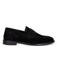 GANT - Suede Penny Loafers - Lyst