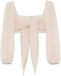 Philosophy Di Lorenzo Serafini - Top Met Gedrapeerd Detail - Lyst
