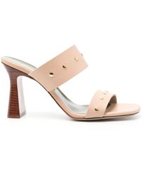 MARIA LUCA - 95mm Stud-embellished Mules - Lyst