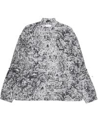 Oamc Peacemaker - Tech Splatter-Print Shirt Jacket - Lyst