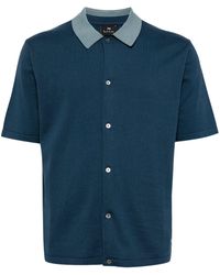 PS by Paul Smith - Knitted Cotton Polo Shirt - Lyst