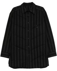 Yohji Yamamoto - Diagonal Padded Shirt - Lyst