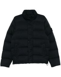 Stone Island - 4100100 Twill Wool-Tc_ Ghost Padded Jacket - Lyst