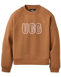 UGG - Logo-Appliqué Raglan-Sleeve Sweatshirt - Lyst