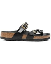 Birkenstock - Mayari Buckle-Strap Flat Sandals - Lyst