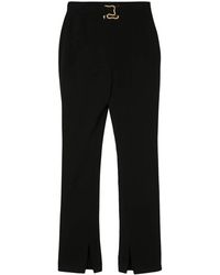 Just Cavalli - Logo-Plaque Tailored Trousers - Lyst