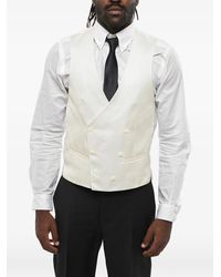 Corneliani - Double-Breasted Silk Waistcoat - Lyst