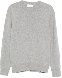 Lardini - Ribbed-Trim Crew-Neck Sweater - Lyst