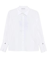 Patrizia Pepe - Rose-Motif Shirt - Lyst