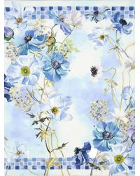 Ferragamo - Fular de seda con estampado Fiori - Lyst