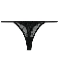 Marine Serre - Mesh Flock Thong - Lyst