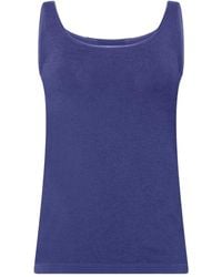 Wolford - Scoop-Neck Sleeveless Tank Top - Lyst