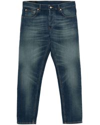 Dondup - Dian Faded Tapered Jeans - Lyst