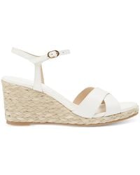 Stuart Weitzman - Espadrille-Sandalen mit überkreuzten Riemen - Lyst