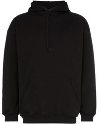 Balenciaga Kapuzenpullover mit Logo-Print - Schwarz