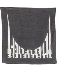 Rick Owens - Graphic-Print Scarf - Lyst