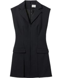 Claudie Pierlot - Kleid Mit Nadelstreifen - Lyst