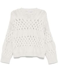 Brunello Cucinelli - ケーブルニット カシミアセーター - Lyst