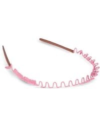 Miu Miu - Metal And Leather Headband - Lyst