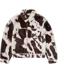 Represent - Cowhide Trucker Jacket - Lyst