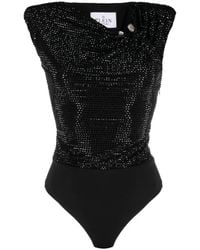 Philipp Plein - Crystal-Embellished Bodysuit - Lyst