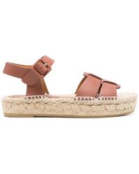 Paloma Barceló - Rosy Leather Sandals - Lyst