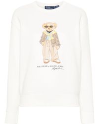 Polo Ralph Lauren - Sweatshirt mit Polo Bear-Print - Lyst