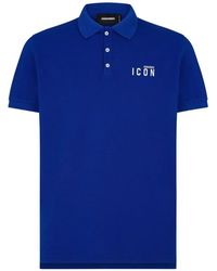 DSquared² - Icon Poloshirt Met Logoprint - Lyst