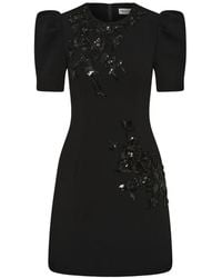 Rebecca Vallance - Livia Puff-Sleeve Mini Dress - Lyst