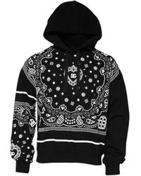 Dolce & Gabbana - Bandana-Print Hoodie - Lyst