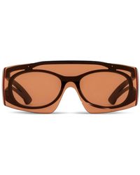 Alexander McQueen - Logo-Print Sunglasses - Lyst