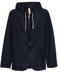 Eleventy - Hooded Buttoned Jacket - Lyst
