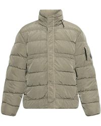 C.P. Company - Quilted-Finish Padded Jacket - Lyst