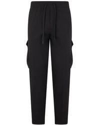 BOSS - Drawstring-Waist Cargo Pants - Lyst