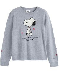 Chinti & Parker - X Peanuts Maglione Con Motivo Snoopy - Lyst