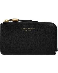 Tory Burch - Romy Leather Card Case - Lyst