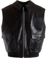 Bally - Leather Vest - Lyst