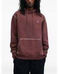 AllSaints - Amir Contrast-Stitch Hoodie - Lyst