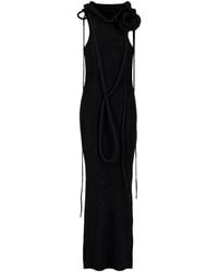 Off-White c/o Virgil Abloh - Peony Cut-Out Ribbed Dress - Lyst