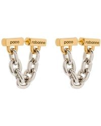 Rabanne - Chain-Link Earrings - Lyst