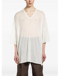 Rick Owens - Tommy V-Neck T-Shirt - Lyst