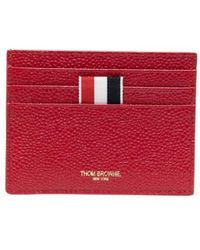 Thom Browne - Pebbled-leather Card Holder - Lyst