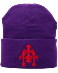 Chrome Hearts - Watch Logo-Embroidered Beanie Hat - Lyst