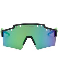 Philipp Plein - Verspiegelte Sonnenbrille Mit Shield-Gestell - Lyst