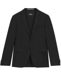 HUGO - Two-Button Plain Jacket - Lyst