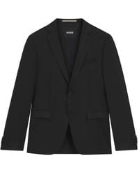 HUGO - Chaqueta lisa con dos botones - Lyst