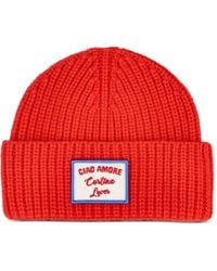 Giada Benincasa - Gorro de canalé con parche del logo - Lyst