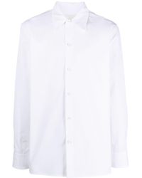Jil Sander - Pointed-collar Organic-cotton Shirt - Lyst