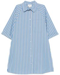 MAISON 123 - Besta R Rayee Vertical-Stripe Mini Shirt Dress - Lyst